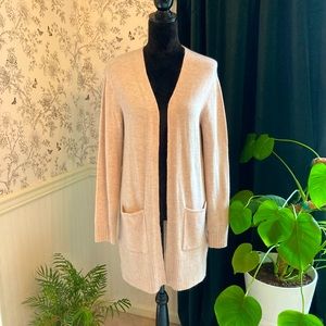 Pink Thin Sweater Cardigan.